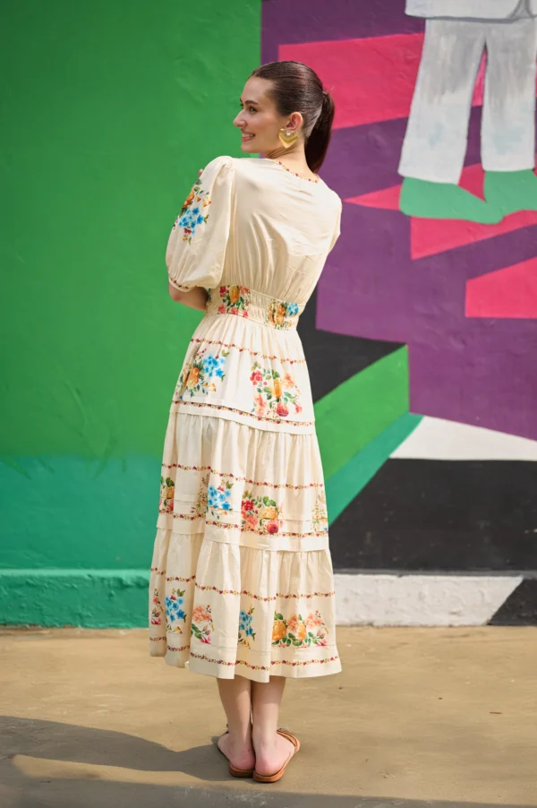meena dress maroon